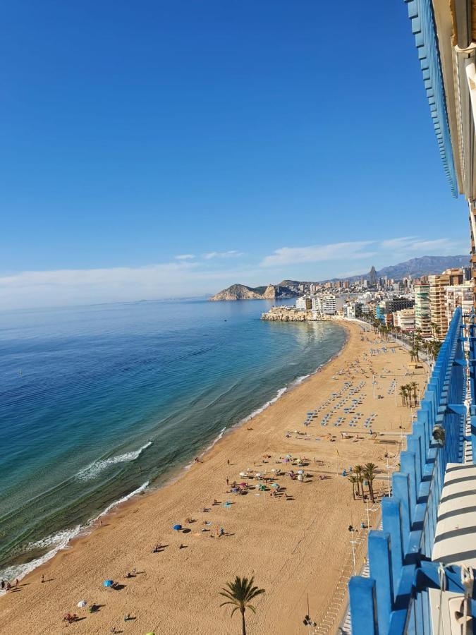 Las Palmeras 1° Linea Playa Benidorm Kültér fotó