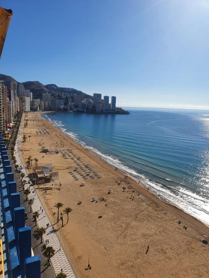 Las Palmeras 1° Linea Playa Benidorm Kültér fotó
